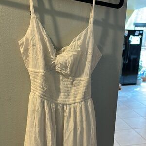 Elegant White Summer Dress